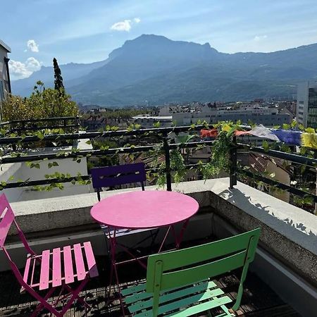Le Rooftop Calme Et Terrasse A 1 Minute De La Gare Γκρενόμπλ Εξωτερικό φωτογραφία