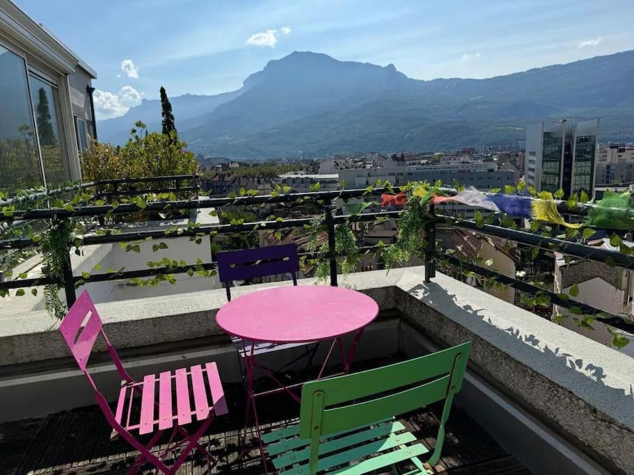 Le Rooftop Calme Et Terrasse A 1 Minute De La Gare Γκρενόμπλ Εξωτερικό φωτογραφία